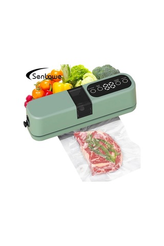 Honeybeeshop Senbowe Usb Mini Vakum Posetleme Makinesi 3u 1 Arada Kablosuz Sarj Edilebilir Yesil