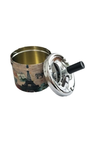 Akıllıelma- Acero Küllük Basmalı Metal Desenli K.38318 3181 9x7