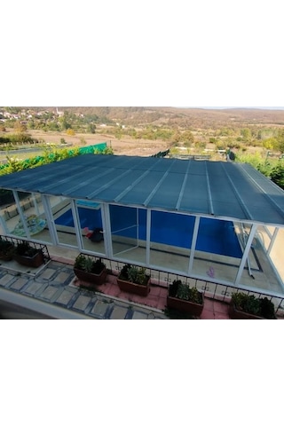 Morilu Kamp Gölgelik File - Yeşil Teras Filesi - 75'lik Şeritli Halkalı File Gölgelik - Havuz Gölgeliği