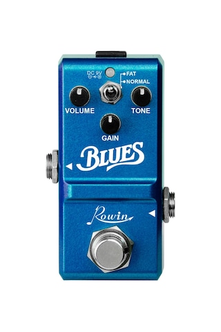 Rowin Ln-321 Blues Pedal Geniş Aralığı Frekans Tepkisi Mavi