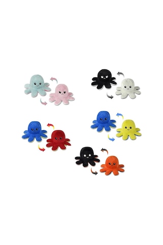 Halley Oyuncak 62054 Mood Değiştiren Peluş Ahtapot 20 Cm 1 Adet