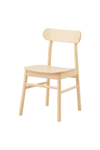 Rönnınge Ahşap Sandalye, Huş Naturel Renk 1 Adet
