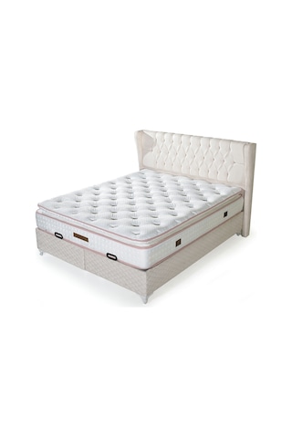 Peluş Ultra Ortopedik Yaylı Pedli Yatak Tavşan Tüyü Kumaş