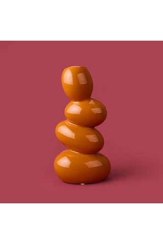 Evidea Deco Earthy Hues Vazo - Turuncu - 24 Cm Turuncu