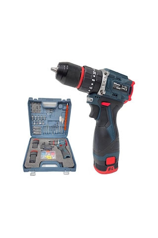 Prohummer Ph321 Kömürsüz Akülü Vidalama Matkap Seti 32 Parça, Armut Tipi Batarya, 16v 2ah, Çantalı