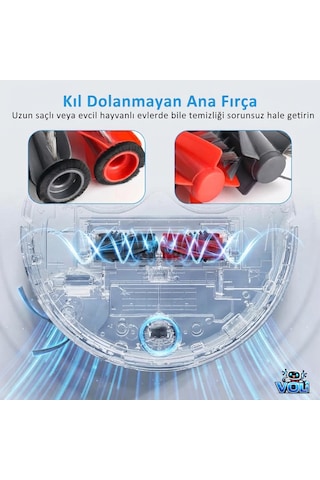 Roborock Qrevo Edge , Q Revo Edge C , S5a Robot Uyumlu 1 Yıllık Yedek Set 16 Parça Seti
