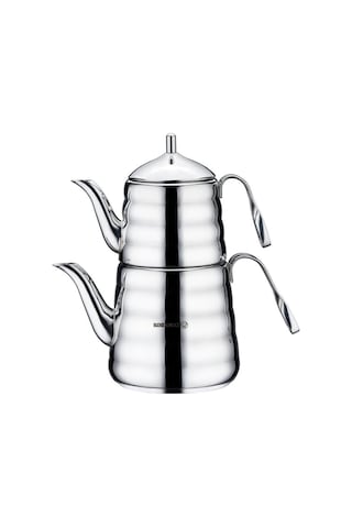 Korkmaz Petra Çaydanlık Takımı A223-01 Inox