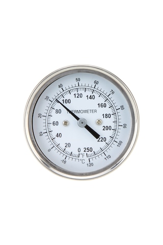 Xindoker Pirinc Çelik Fırın Termometresi - Hassas Ölçüm -18 C İle 120 C - Pişirme Ve Pastane Aracı