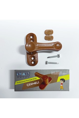 Pvc Pencere Metal Çekmeli Çocuk Emniyet Güvenlik Kilidi Açık Khve