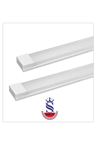 100w 120 Cm Kristal Led Bant Armatür-trafolu Beyaz Işık -8 Adet Beyaz
