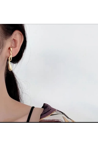 Demokan Kadın Küpe Liquid Küpe 001