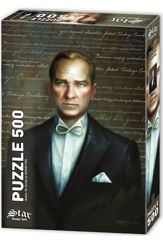 Star Puzzle 500 Parça Atatürk Sonsuzluk Puzzle