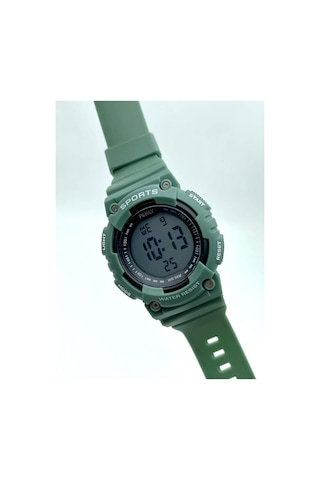 Penly Su Geçirmez Dijital Yetişkin Kol Saati 349 Model Yeşil +4 Renk Kronometre-alarmlı 5atm