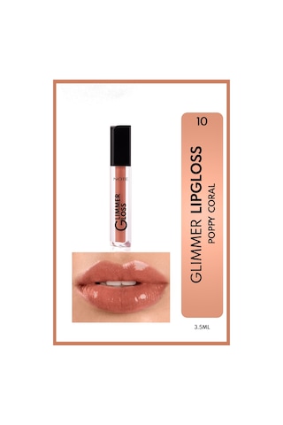 Glimmer Gloss Işıltılı Nemlendirici Dudak Parlatıcısı - 10 Poppy Coral 10