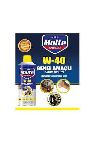 Molte W-40 Yağlayıcı Koruyucu Çok Amaçlı Multi Sprey 400 ML
