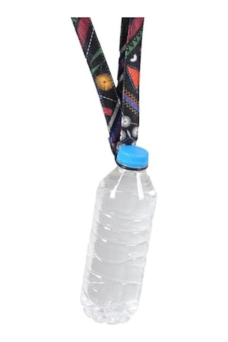 X-perk Pet Şişe Lastikli Su Taşıma Aparatı Askısı Ayarlanabilir Su Şişesi Tutacağı 500 Ml Kadar