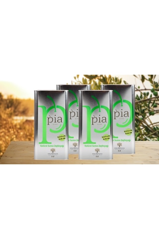 Kuser Pia Naturel Sızma Zeytinyağı 4 x 5 L