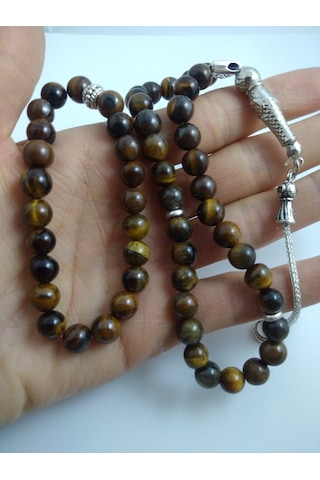 Kaplangözü Taşı Tespih ve Bileklik Takım/ Doğaltaş Tespih-Bilekli N11.5985