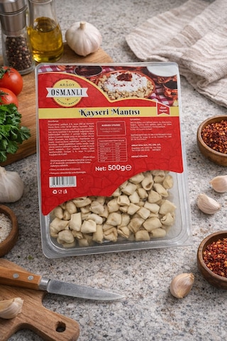 Kayseri Mantısı Özel Yapım El Yapımı 500 Gr Vakumlu