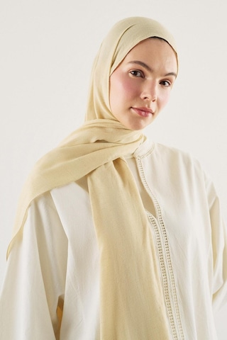 Defacto Fresh Scarfs X Defacto Premium Sütlü Kahve Keten Şal I1758ax26smbg398 Bej-bg398