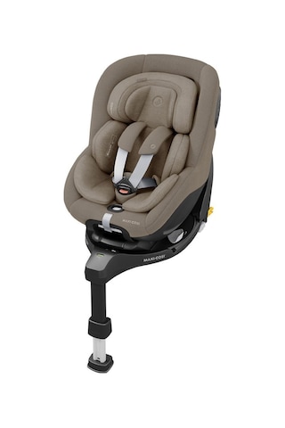 Maxi-Cosi Mica 360 Pro I-Size Dünyanın Ilk Kızaklı, Araç Dışına Çıkabilen Adac'lı Isofix'li 360 Dönebilir Yatabilir 0-18 kg Bebek Oto Koltuğu Authentic Truffle
