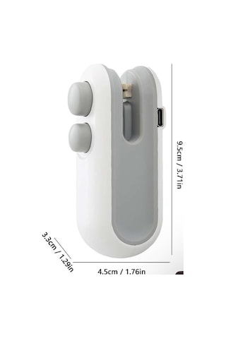 Mini Poşet Kapatıcı - Mavi Mavi