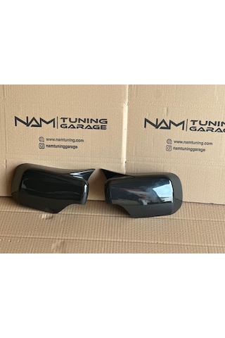 Bmw E46 Yarasa Batman Ayna Kapağı Plastik Parlak Siyah 1998-2005