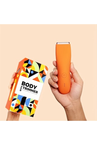 Dashanshop Orange Elektronik Vücut Tıraş Makinesi Erkek Kadın Şarjlı Hassas Tüy Kesme Aleti