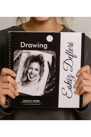 Dreamart Galery Sketchbook, 20cm X 20cm Çizim Defteri, Eskiz Defteri.
