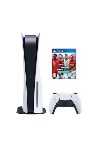 Sony Playstation 5 PS5 Oyun Konsolu + PS4 Pes 2021 Season Update (İthalatçı Garantili)