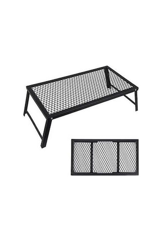 Bloomnest Pratik Katlanır Barbekü Ağırlılıklı Masa - Taşınabilir Su Geçirmez Kamp Masa Siyah