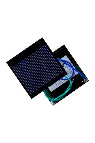 Mini Güneş Paneli 4cmx4cm 3 Volt 0,1amper + Ve - Uç Kablolu