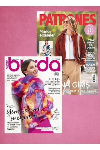 Burda Dergi + Patrones Dergi Yıllık Abonelik Burda Dergi + Patrones Dergi Yıllık Abonelik