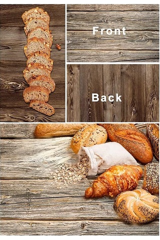 Ürün , Yemek , Reklam Vb. Çekimleri İçin 57x87cm Çift Taraflı Backdrop Fotograf Zemini Fonu No.57