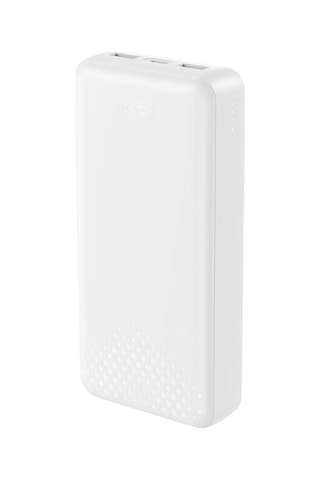 Pb313 20000 Mah Harici Batarya Usb-c Girişli 2 Usb-a Çıkışlı Powerbank Beyaz
