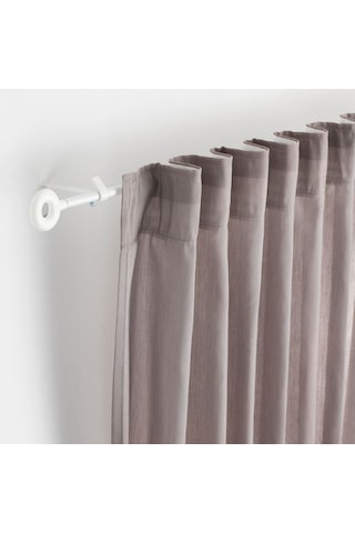 Perde Çubuğu Seti, Beyaz, 140 Cm Beyaz