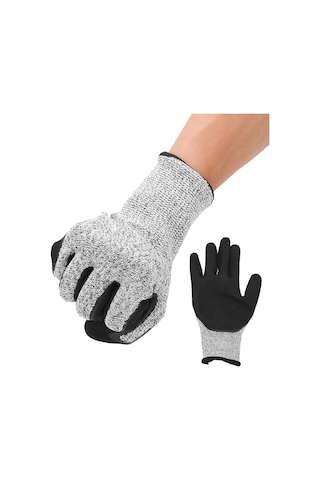 Yunboo Hppe+nitril Kesici Dayanıklı Eldivenler: 5. Seviye Korumalı, Sert Kullanımlar İçin, Ev Ve İş Ortamı Uygun Diğer