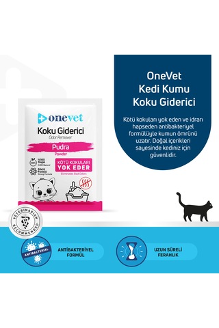 Onevet Kedi Koku Giderici Pudra Kokulu 15 Adet 25 Gr. Oc206b15