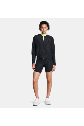 Kadın Ua Run Anywhere Ceket 1386346-001 Black Black White Beyaz - Siyah