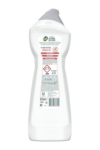 Cif Krem Ultra Hijyen Çamaşır Suyu Katkılı Yüzey Temizleyiciler 4 x 675 ML