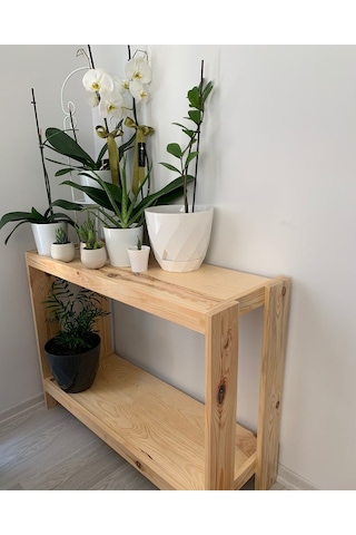 O&Awood Masif Saksı Standı, 2 Katlı Ahşap Çiçeklik Diğer