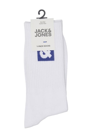 Jack & Jones Jacli Logo Tennis Sock Erkek Çorap-26488 - Mavi