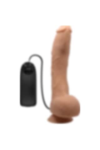 Hızlı Express Jack 26 Cm Titreşimli Realistik Vantuzlu G-spot Dildo Penis