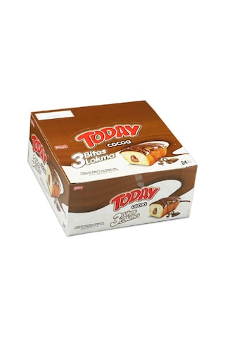 Today 3 Bites Kakaolu Kek 40 Gr. 24 Adet (1 Kutu)