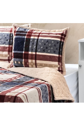 Merinos Allday Çift Kişilik Yatak Örtüsü Seti Boris Lacivert