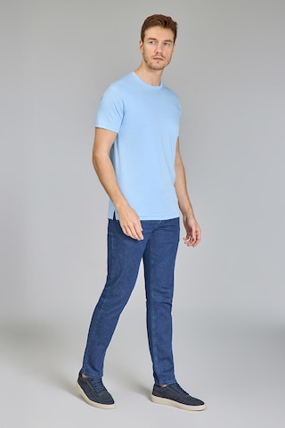 Bisse Supima Gömlek Yaka Cool Touch Erkek T-shirt Açık Mavi Ts24y24106 D33 Açık-mavi