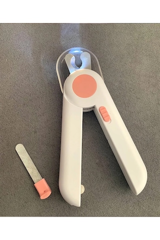 Evcil Hayvan Tırnak Makası Ve Törpü Ergonomik Tasarım Led Işıklı