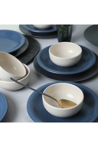 Keramika River Mix Yemek Takımı 18 Parça 6 Kişilik 399-950-959