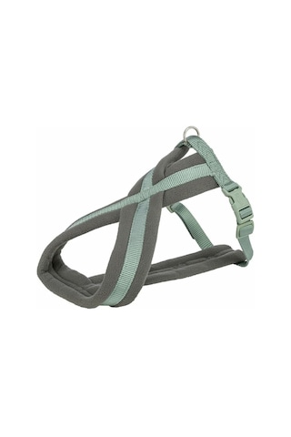Trixie Premium Köpek Yürüyüş Göğüs Tasması M/l 50-90 Cm / 25 Mm Ada Çayı Yeşili Açık Gri