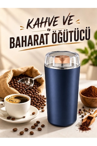 Otomatik Kahve Ve Baharat Öğütücü Kolay Ve Taşınabilir Paslanmaz Çelik